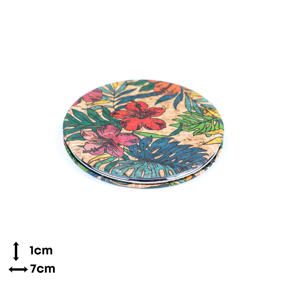 Mirror Random Pattern Round Mirrors Random Pattern | The Cork Emporium