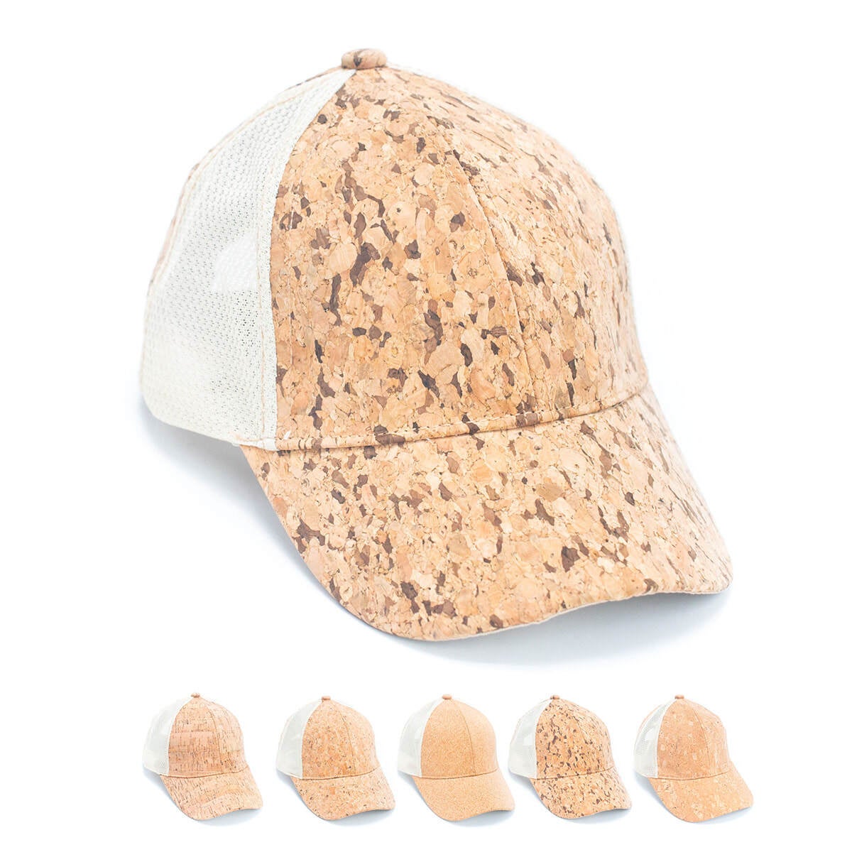 Cork Baseball Cap with Breathable Mesh The Cork Emporium